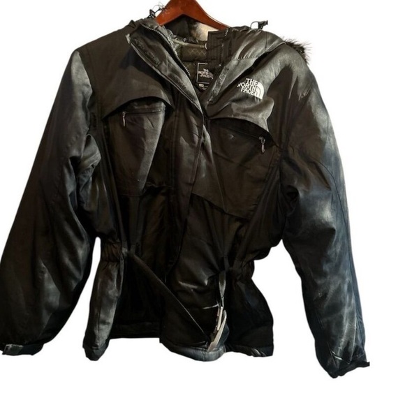 The North Face Women's Black Goose Down Parka Jacket Size L Winter Coat‎ - Picture 1 of 15